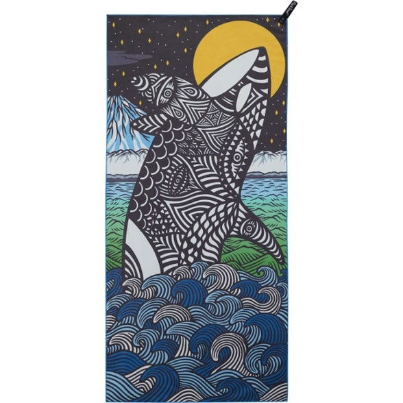 RapidDry Microfiber Travel Towel hanging for easy drying