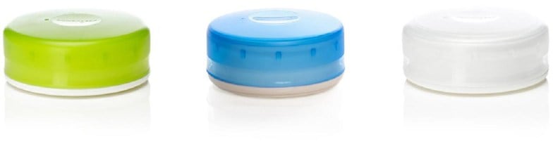 GoTubb travel containers showcasing their one-handed opening mechanism.