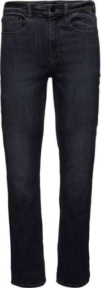Close-up of Climber's Choice High-Performance Denim Pants showcasing the CORDURA fabric.