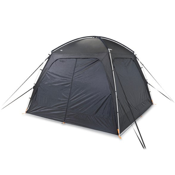 Dometic GO Compact camp shelter door kit attached showing insect protection and weather resistance