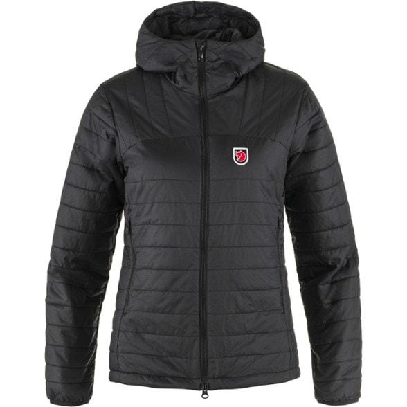 Fjallraven Expedition X-Latt Insulated Women's Hoodie front view in the mountains