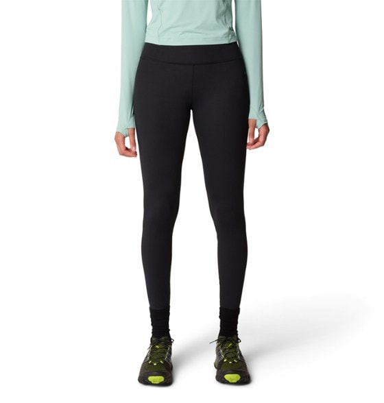 Front view of Trailblazer High-Performance Leggings for Women, showcasing the quick-dry fabric.
