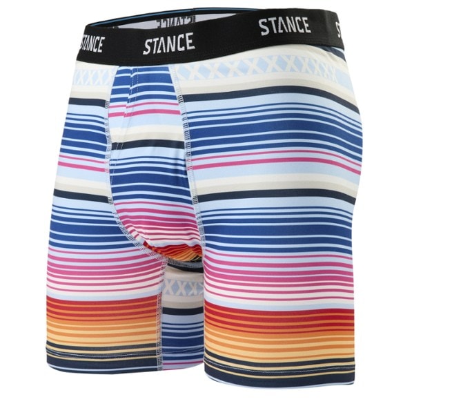 Side view of Stance ComfortFit Polyester Boxer Briefs highlighting the articulated pouch.