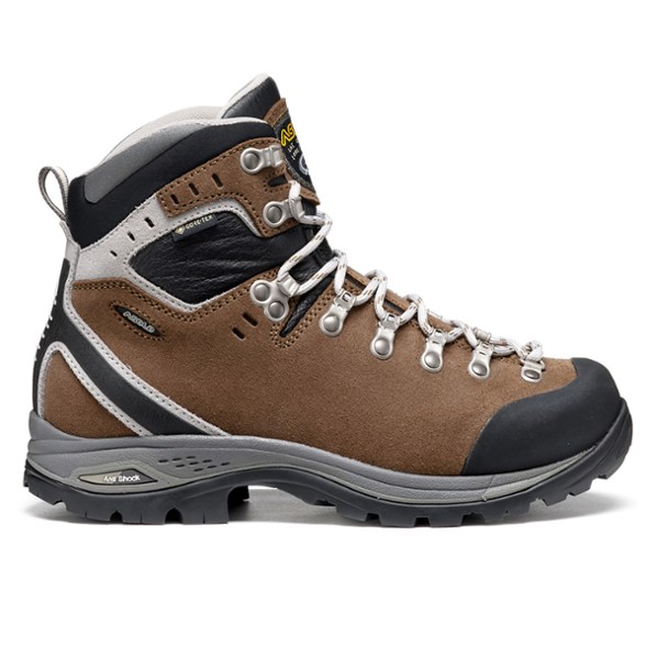 Side view of Greenwood EVO GV Women's Hiking Boots showcasing the Perwanger leather upper.