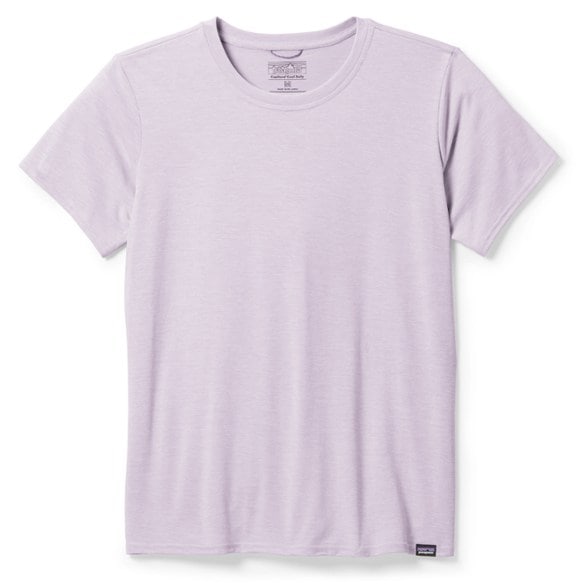 Front view of the Patagonia Capilene Quick-Dry Performance Shirt for women, showcasing its lightweight design.