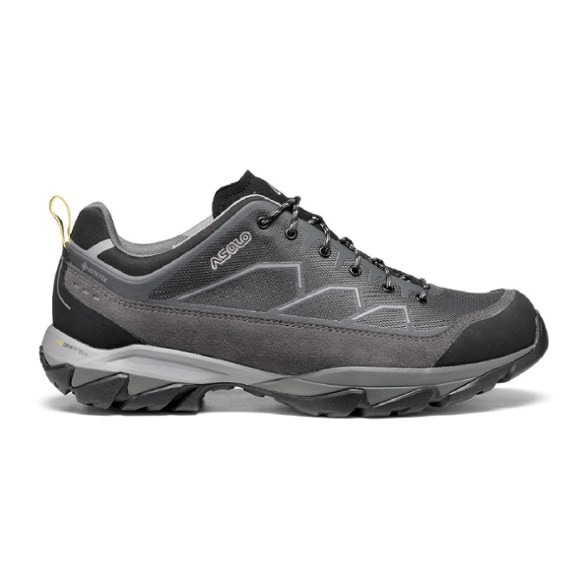 Asolo Acadia GTX hiking shoes angled view showcasing waterproof design and sturdy construction.