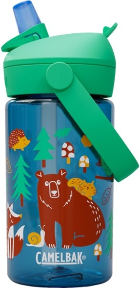 Thrive Camelbak kids water bottle with a colorful design, perfect for kids to carry on adventures.