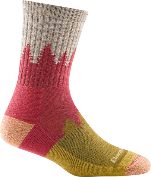 Women wearing Alpine Ascent Merino Wool Hiking Socks while hiking on a rocky trail.
