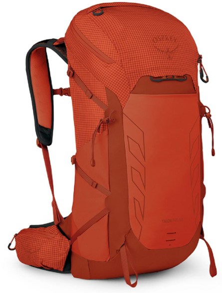 Osprey Talon Pro 30 pack showcasing its spacious main compartment and water-resistant zippers.