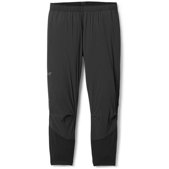 Rho Insulated 3/4 Base Layer Pants showcasing side view and fabric details, ideal for skiing.