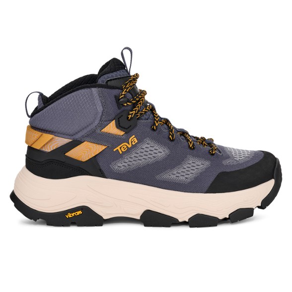 Side profile of GrandTrail MaxVent boots showing breathable mesh and reinforced toe cap