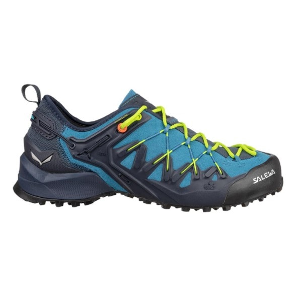 Wildfire Edge Pro men's approach shoes side view showing durable Exa Shell upper and lace system